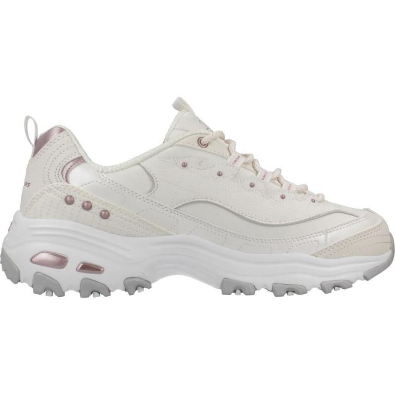 Pantofi Sport Skechers Model Dlites Culoare Bej