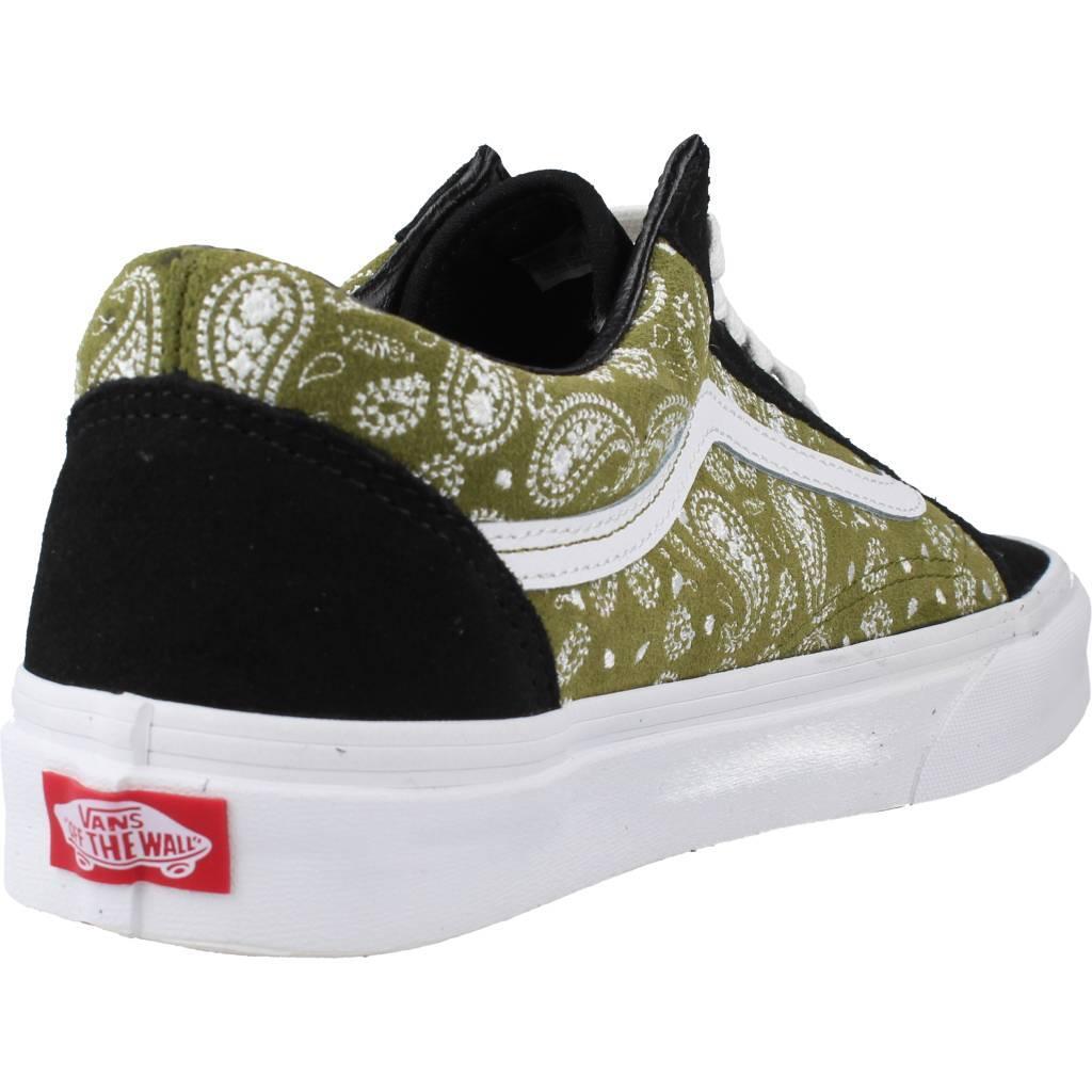 Baskets Vans Modèle Ua Old Skool Couleur Vert 3/5