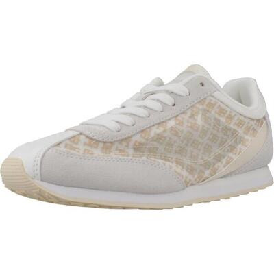 Sneakers tommy hilfiger model th monogram heritage runner kleur beige
