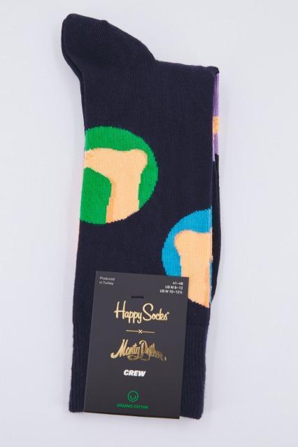 Meias Happy Socks Modelo Mpy01 6500 Cor Azul 5/5