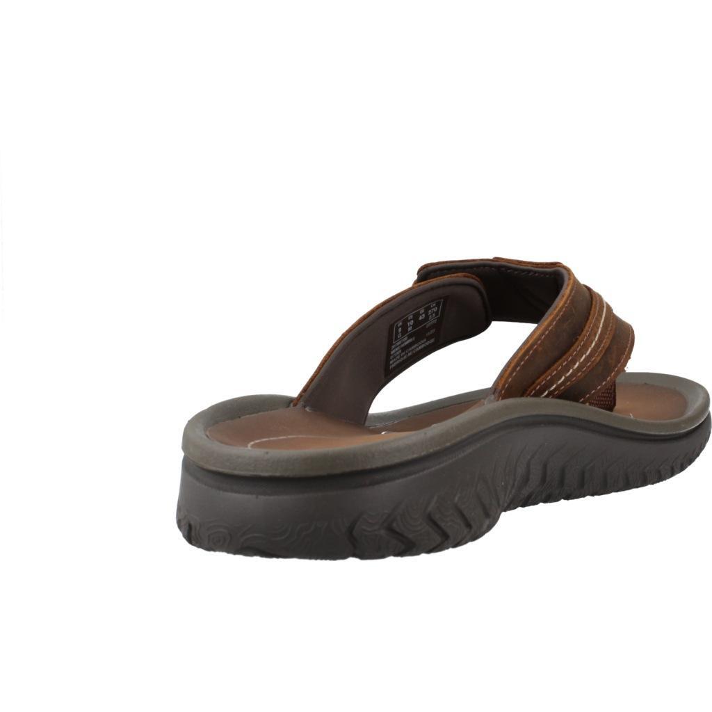 Sandales Clarks Modèle Wesley Sun Couleur Marron 3/5