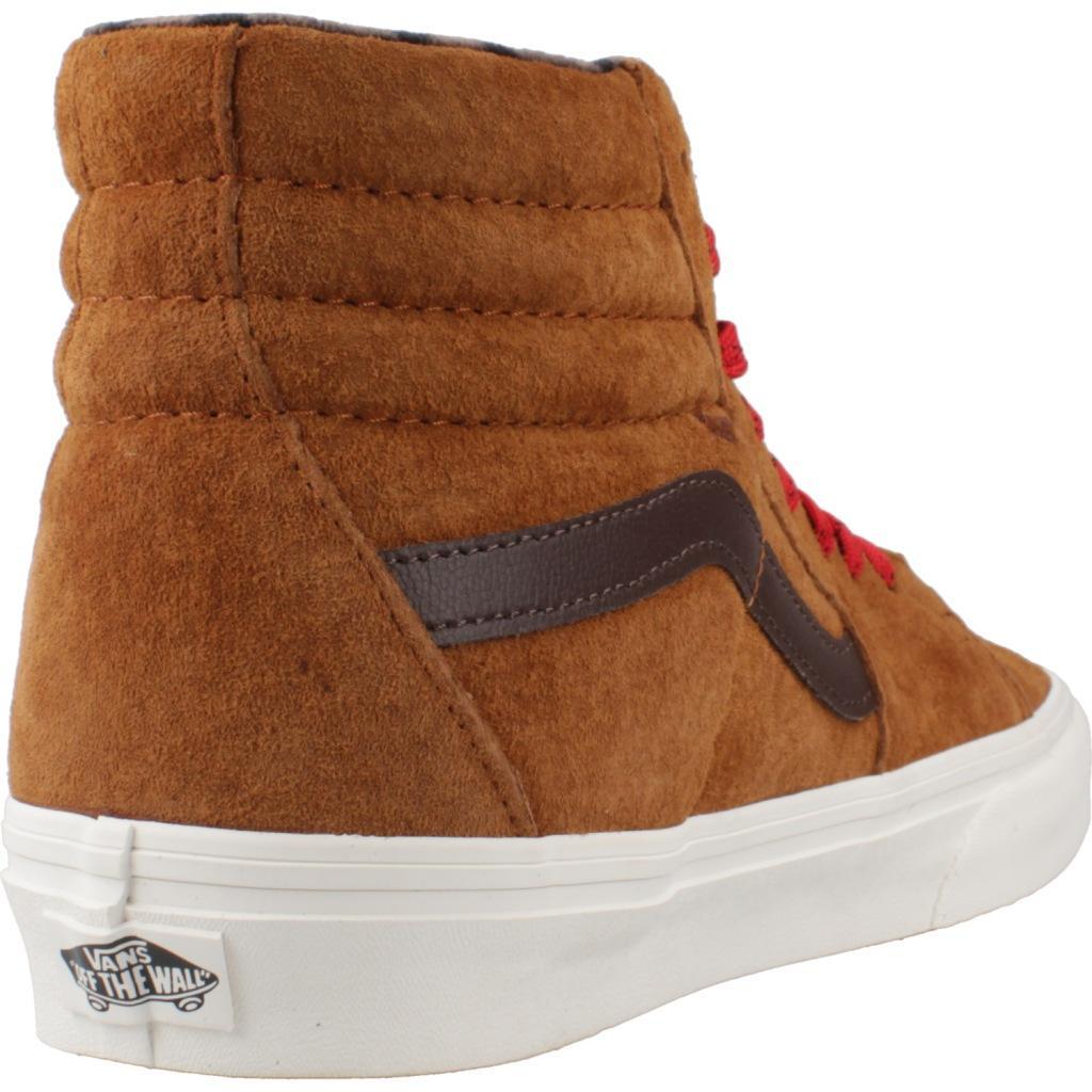Ténis Vans Modelo Sk8-hi Cor Castanho 3/5