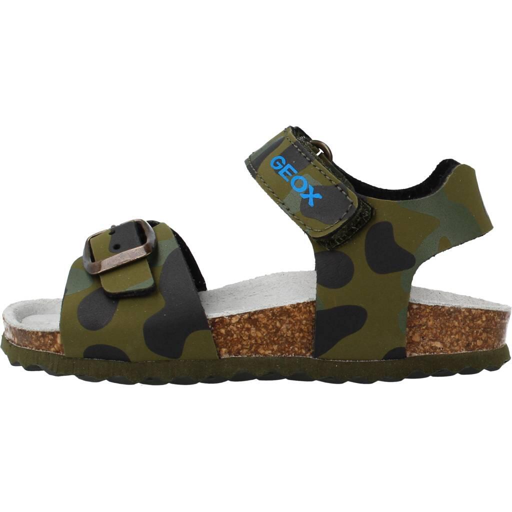 Sandales Geox Modèle B Sandal Chalki Boy Couleur Vert 2/5