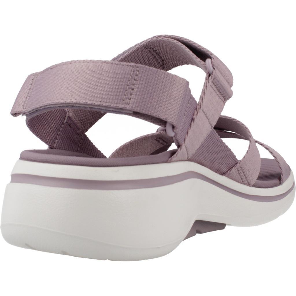 Sandali Skechers Modello Go Walk Arch Fit Sandal Colore Viola 3/5