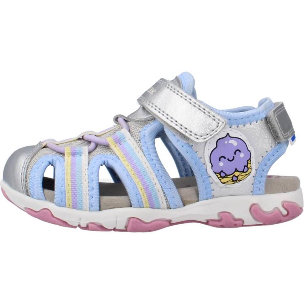 Sandały GEOX B SANDAL FLAFFEE GIR Szary