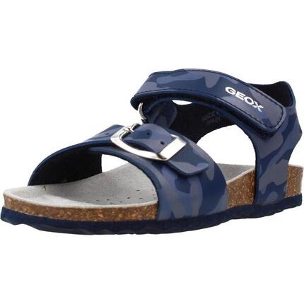 Sandales Geox Modèle B Sandal Chalki Boy Couleur Bleu
