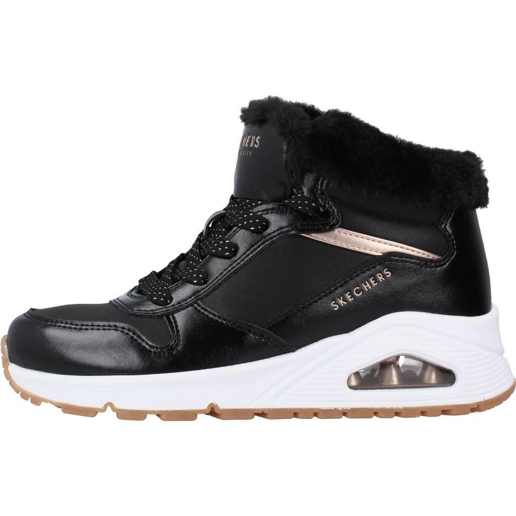 Botas Skechers Modelo Uno Cozy On Air Cor Preto 2/7