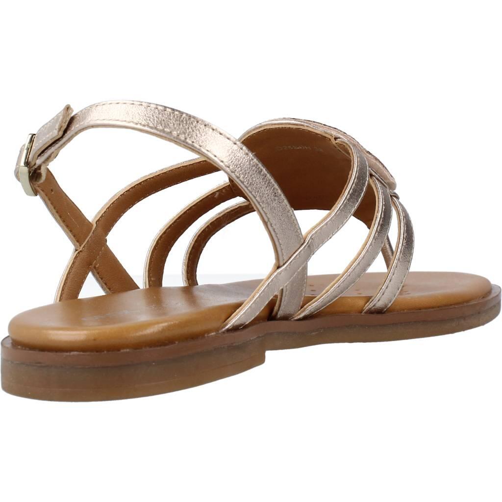 Sandales Geox Modèle D Naileen H Couleur D´or 3/5