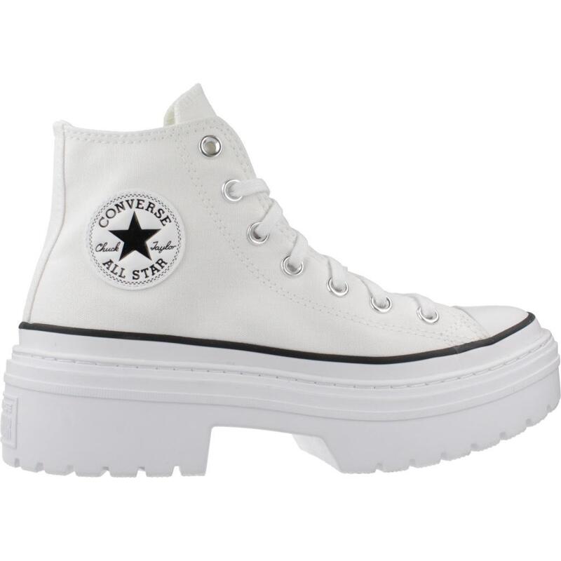 Tenisi femei Converse Con Buty Chuck Taylor As Lugged Heel, Alb