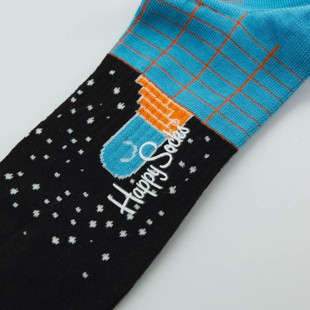 Meias Happy Socks Modelo Future Unknown Cor Preto 3/5