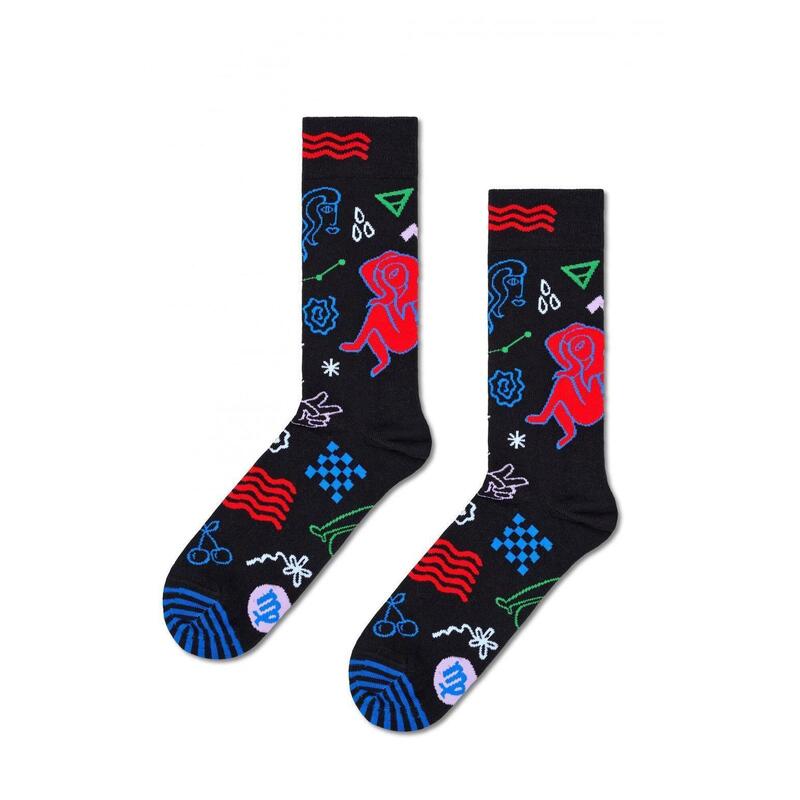 Ciorapi Happy Socks Model Virgo Sock Culoare Albastru
