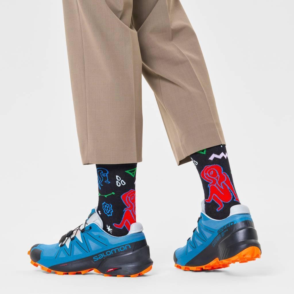 Meias Happy Socks Modelo Virgo Sock Cor Azul 3/5