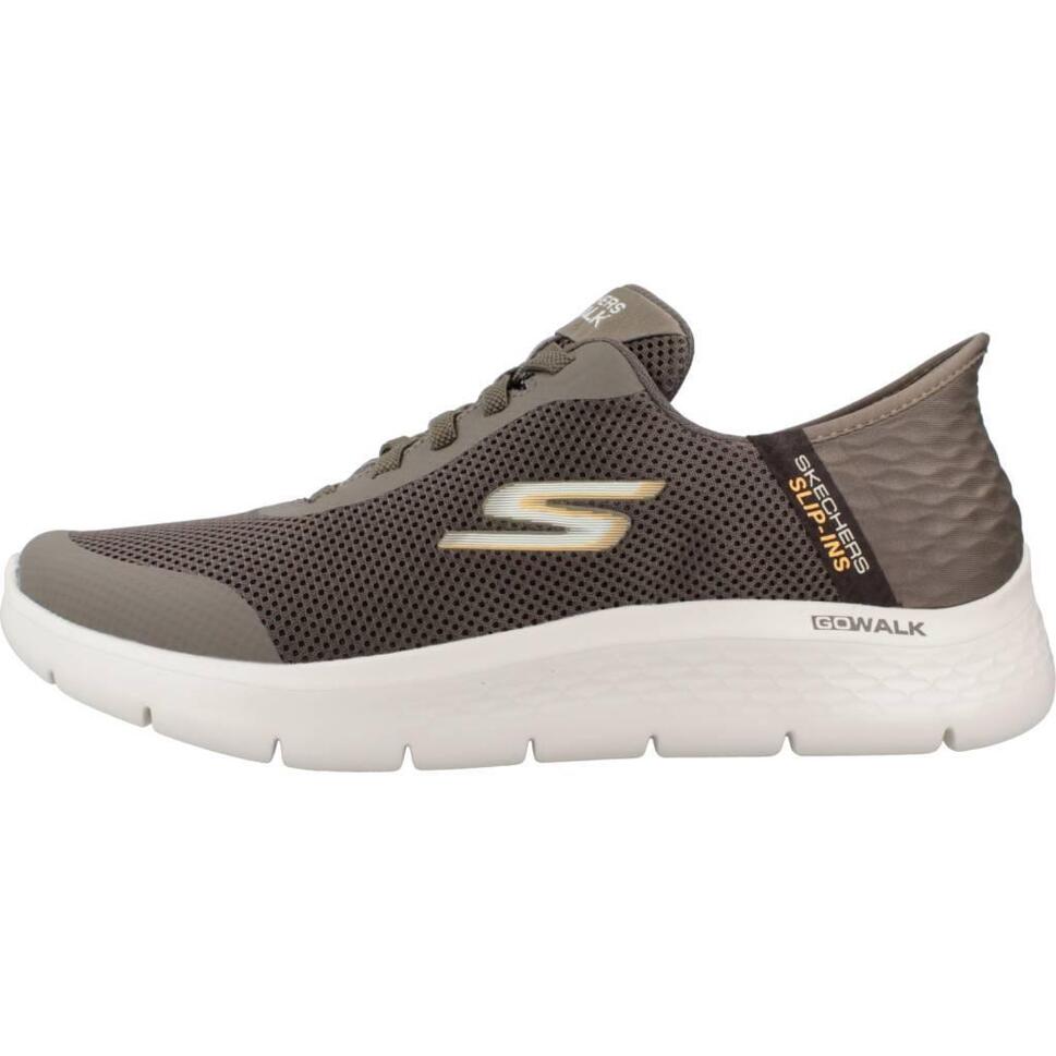 Tenisówki Skechers Model Slip Ins: Go Walk Kolor Brązowy