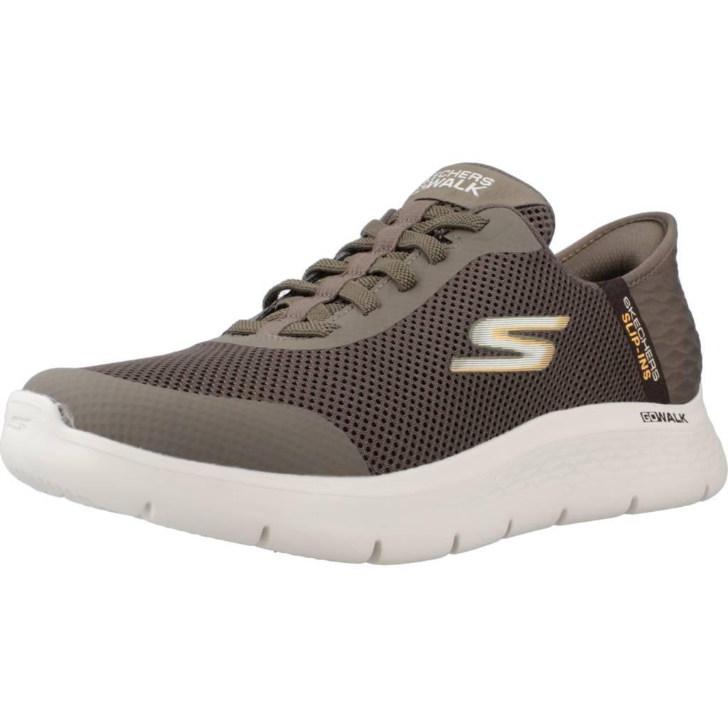 Tenisówki Skechers Model Slip Ins: Go Walk Kolor Brązowy