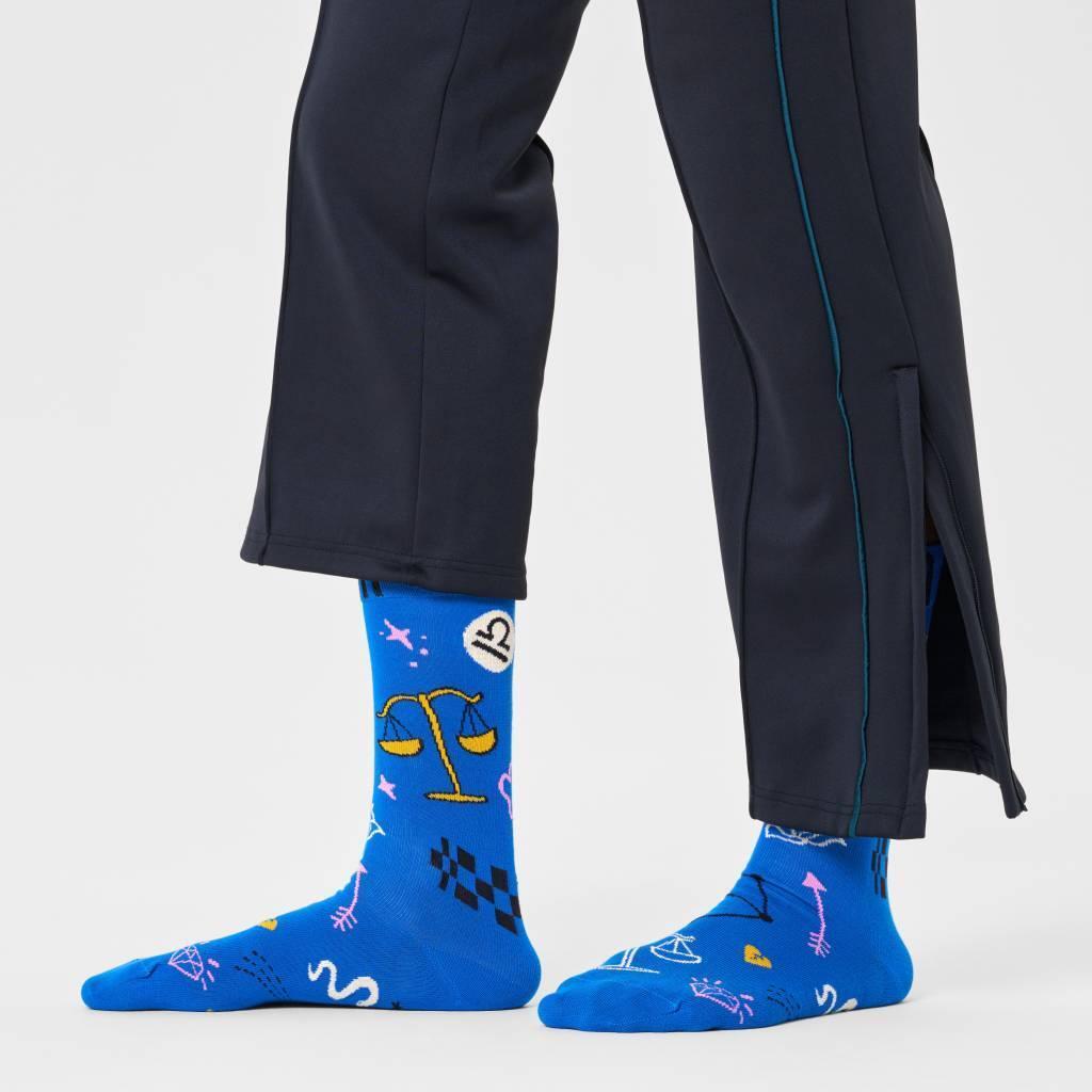 Meias Happy Socks Modelo Libra Sock Cor Azul 2/5
