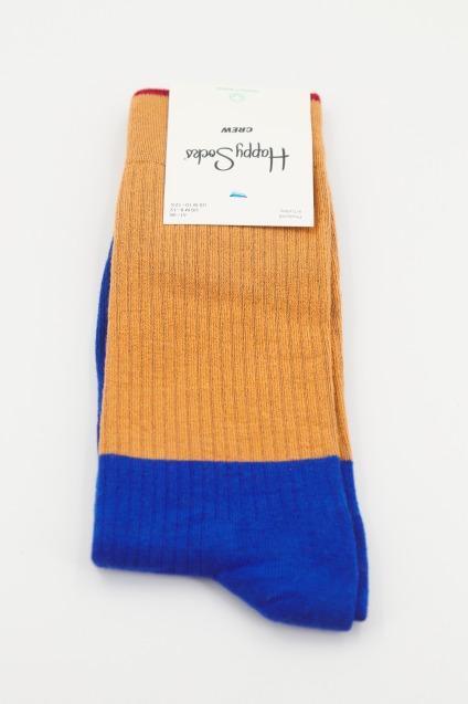 Calzini Happy Socks Modello I Am Blocked Colore Blu 5/5