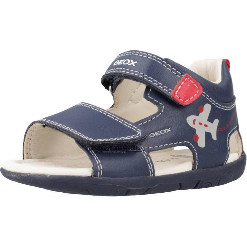 Sandales Geox Flaffee Pour Bébé Garçon - Cuir Souple Et Scratch Facile