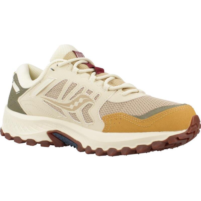 Baskets Saucony Modèle Grid Peak Couleur Brun Clair
