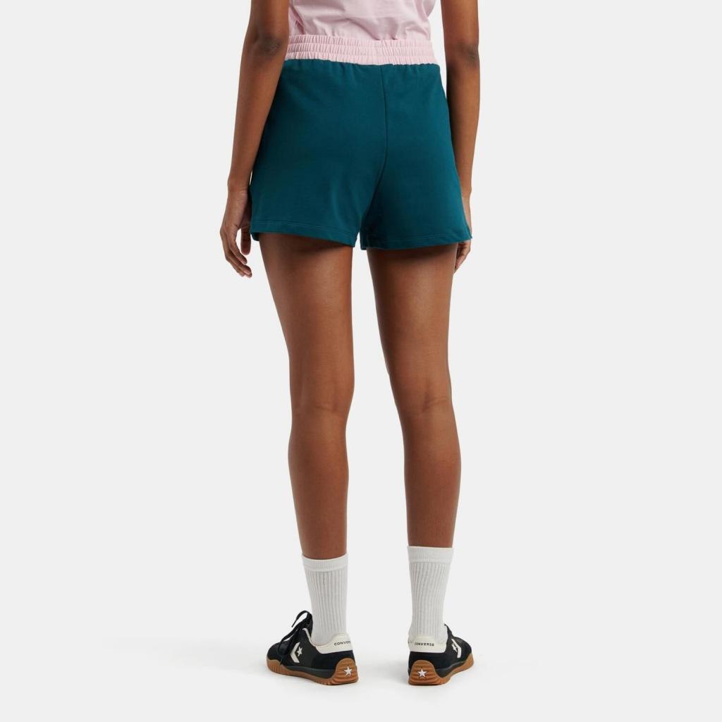 Pantaloni Converse Modello Retro Sport Nylon Colore Verde 2/5
