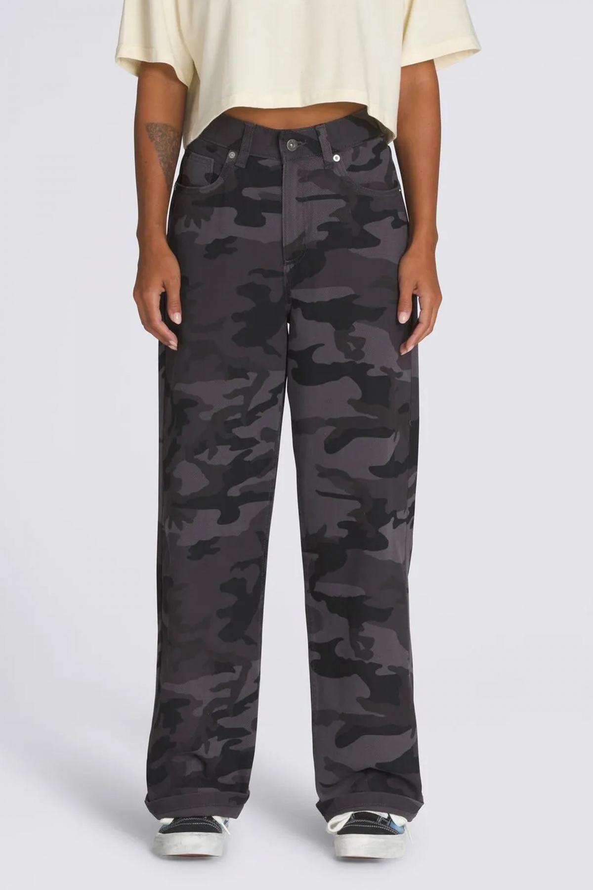 Hosen Vans Modell Sirelle Printed Puddle Farbe Grau 5/5