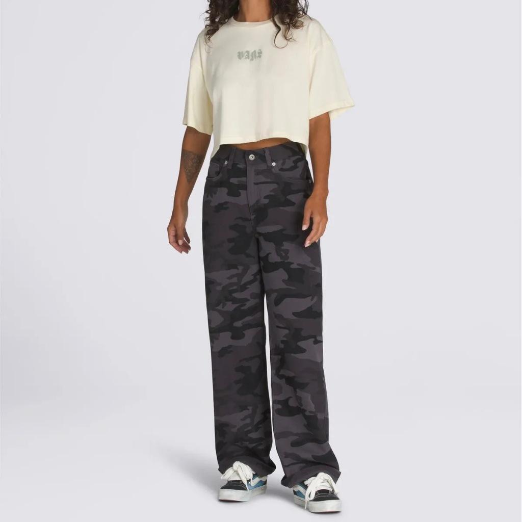 Hosen Vans Modell Sirelle Printed Puddle Farbe Grau 2/5