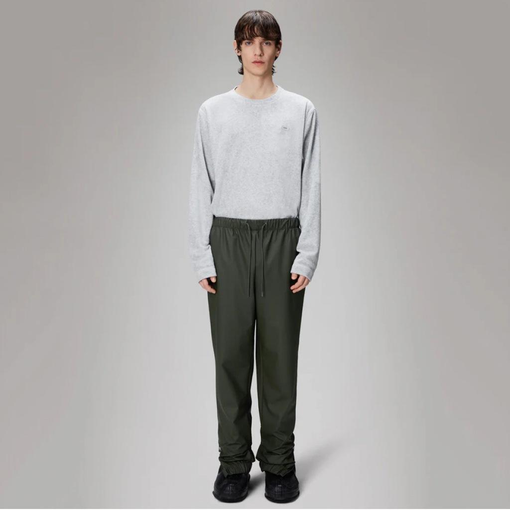 Pantalons Rains Modèle Rain Pants Regular W3 Couleur Vert 4/7