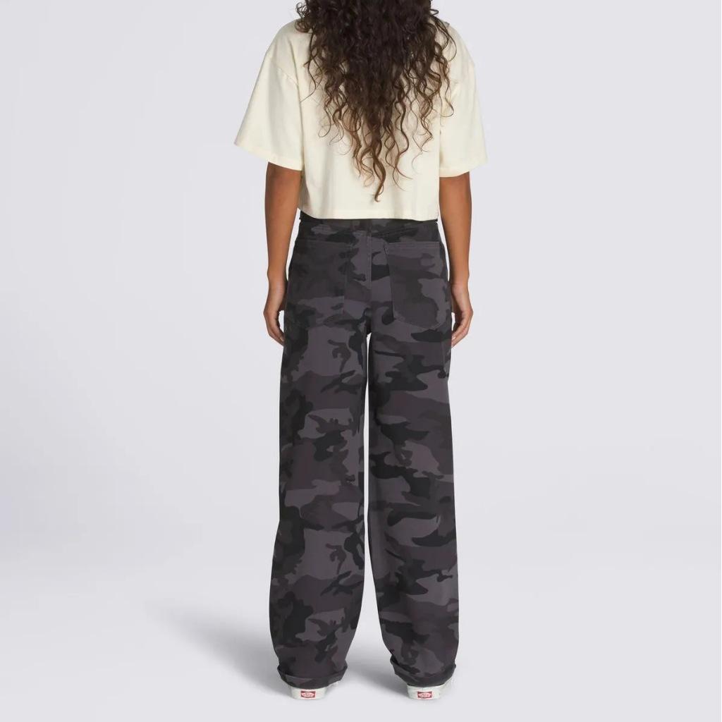 Hosen Vans Modell Sirelle Printed Puddle Farbe Grau 3/5