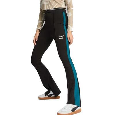 Broek puma model flared leggings kleur zwart