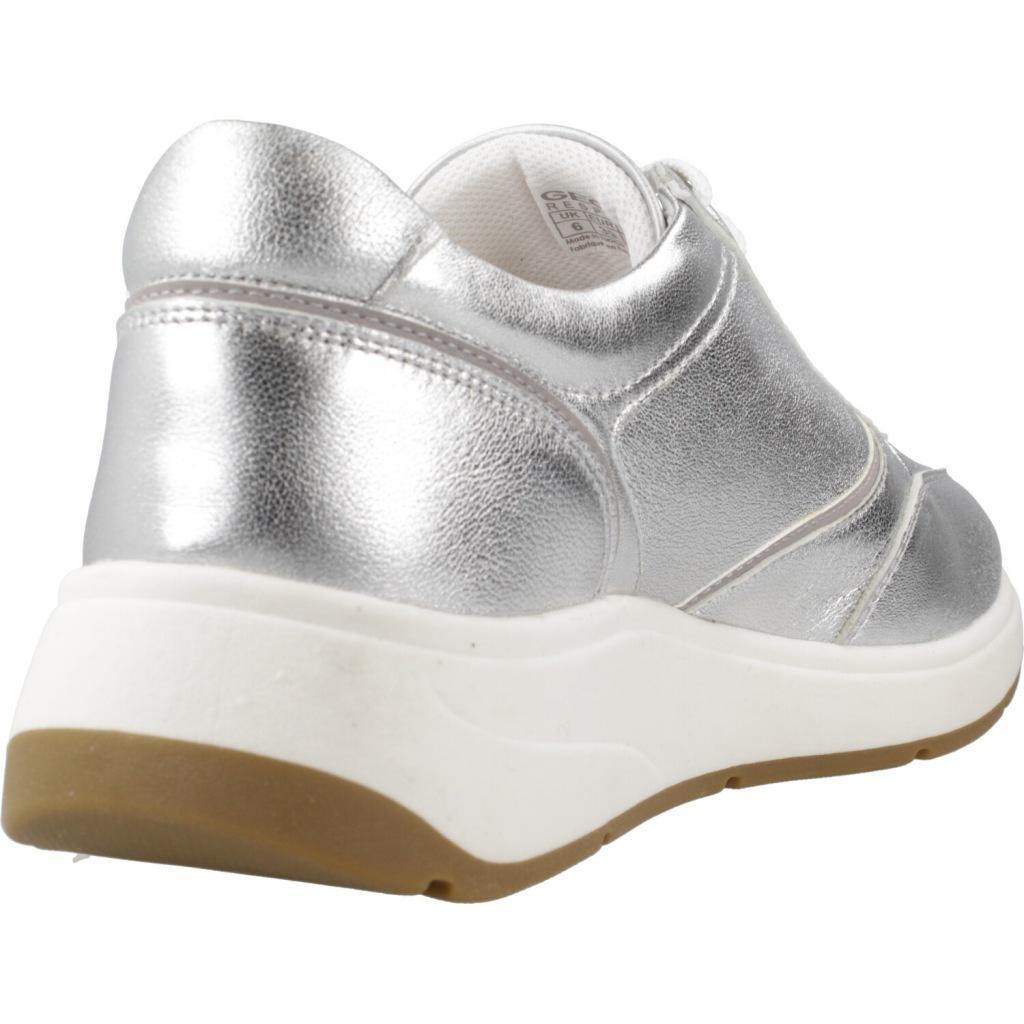 Baskets Geox Modèle D Cristael Couleur Argent 3/6