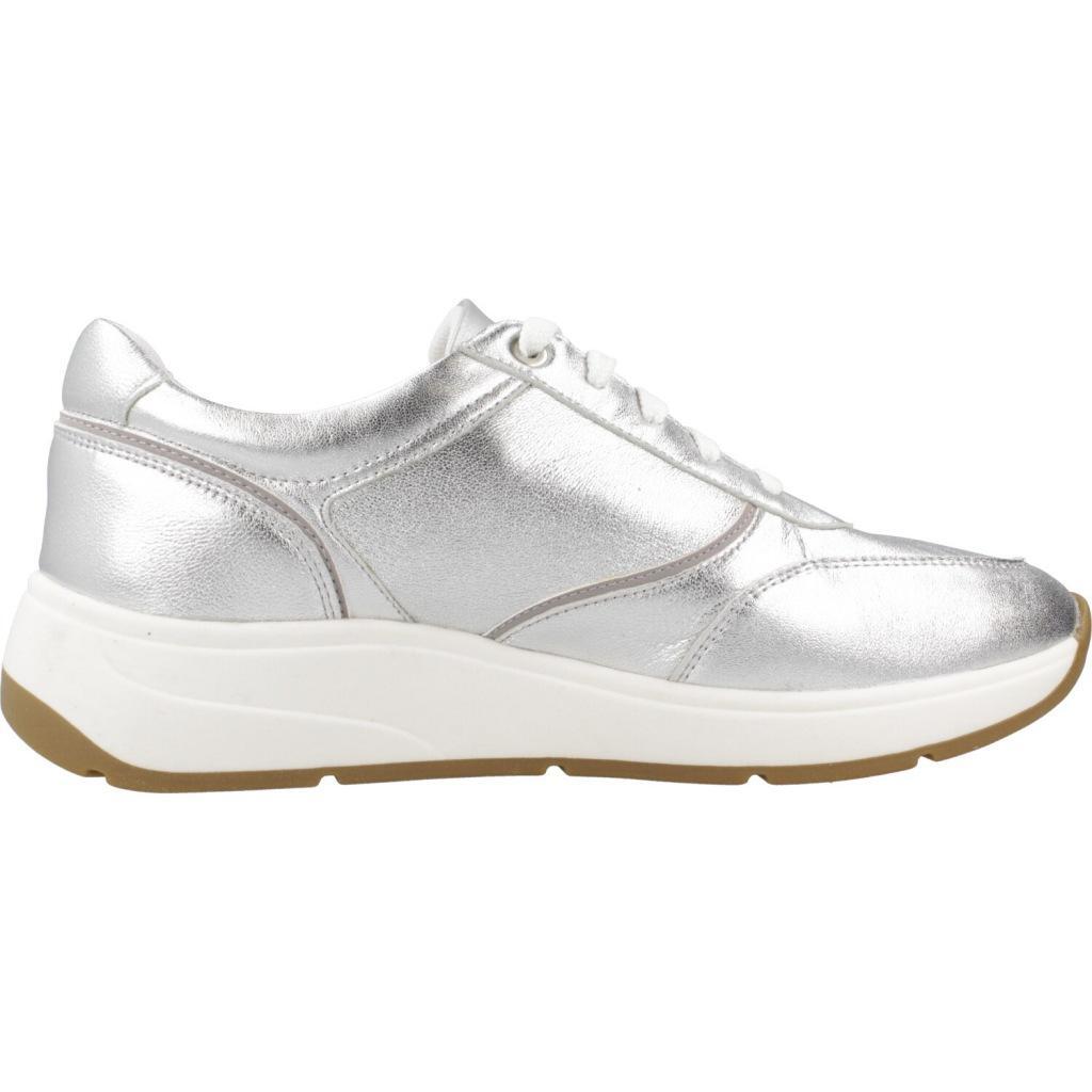Baskets Geox Modèle D Cristael Couleur Argent 4/6