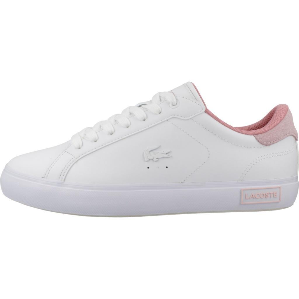 Sneakers Lacoste Model Powercourt Kleur Wit 2/5