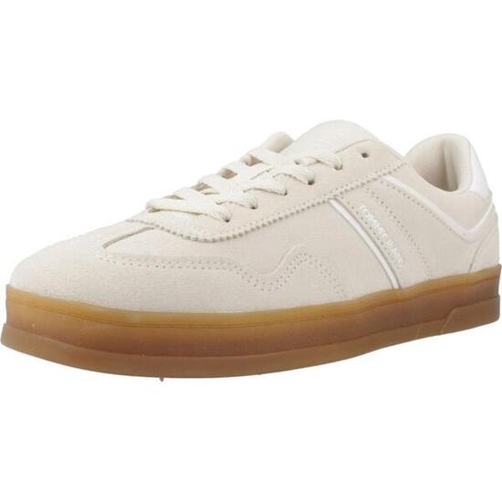 Scarpe Da Ginnastica Tommy Hilfiger Modello The Greenwich Suede Colore Bianco