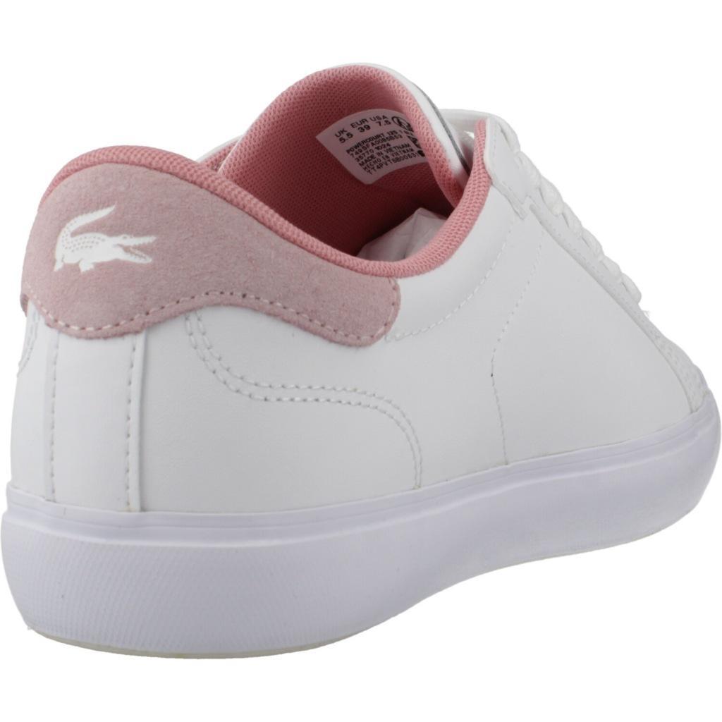 Sneakers Lacoste Model Powercourt Kleur Wit 3/5