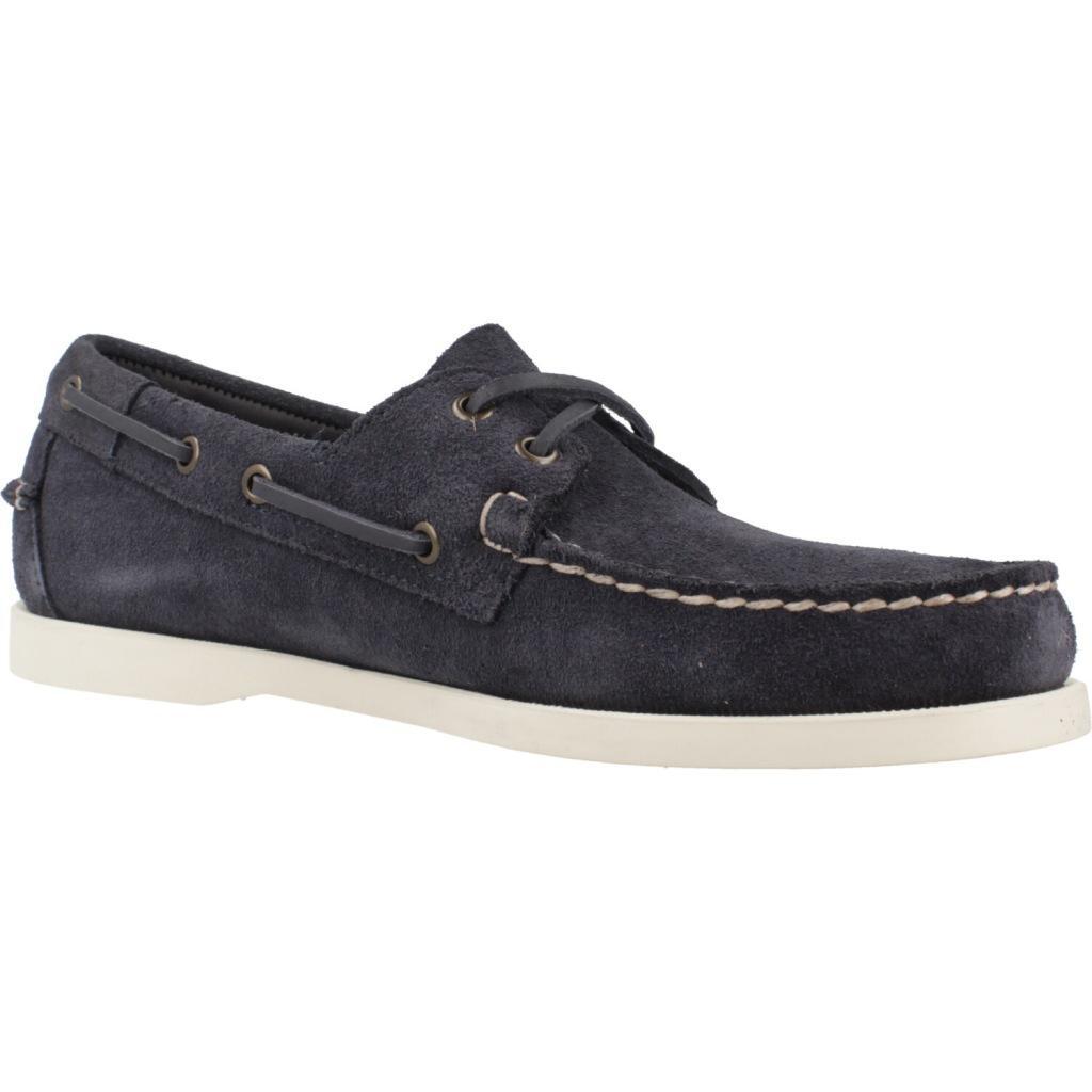 Baskets Sebago Modèle Docksides Portland Flesh Couleur Bleu 5/5