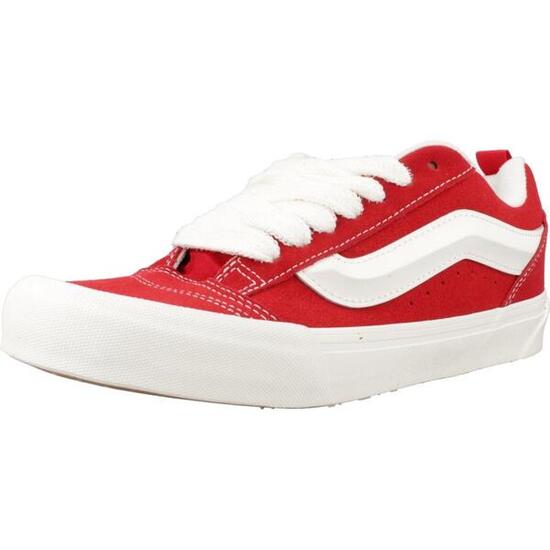 Baskets Vans Modèle Knu Skool Couleur Rouge