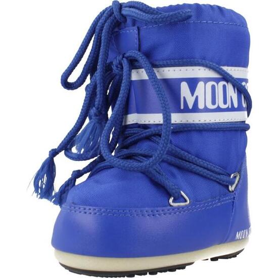 Bottes Moon Boot Modèle Mb Icon Mini Nylo Couleur Bleu