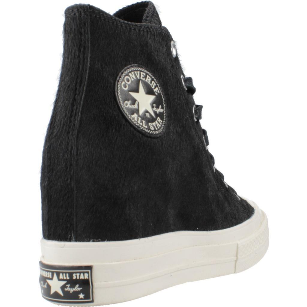 Baskets Converse Modèle Chuck Taylor All Star 70 Wedge Couleur Noir 3/5