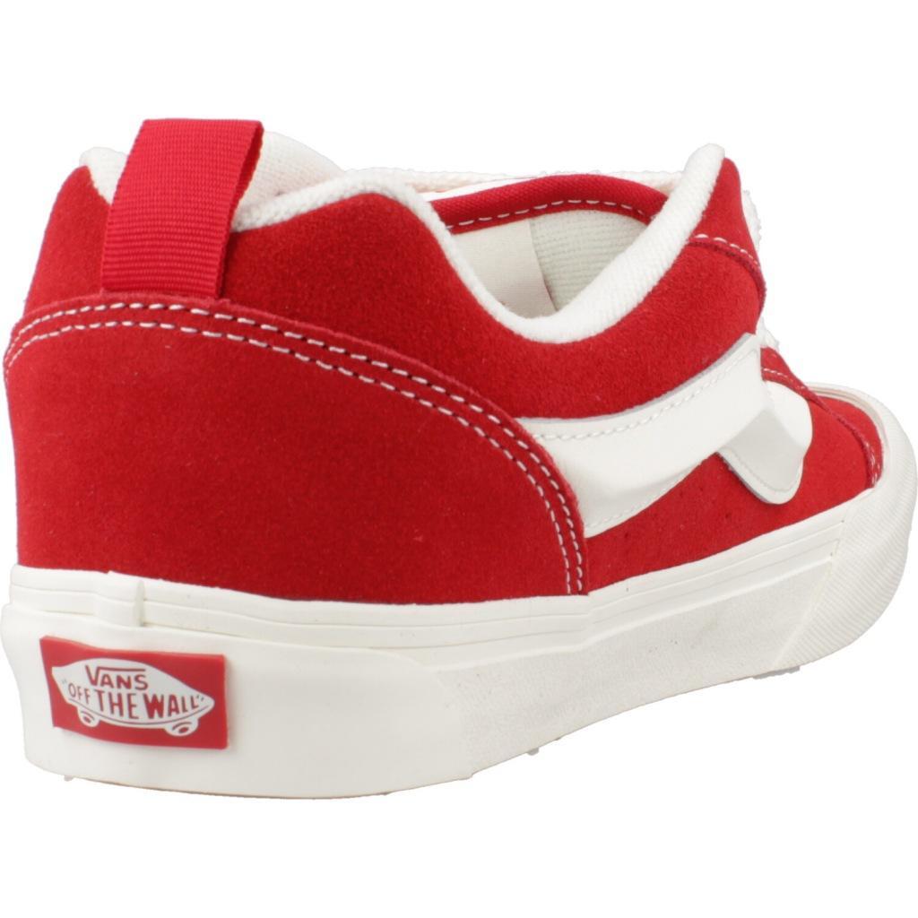 Sneakers Vans Modell Knu Skool Farbe Rot 3/5