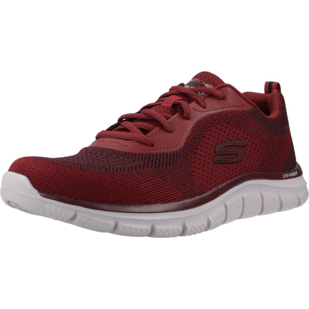 Skechers - Baskets Skechers Modèle Track Couleur Bordeaux - Chaussures De Sport - Rouge - Decathlon