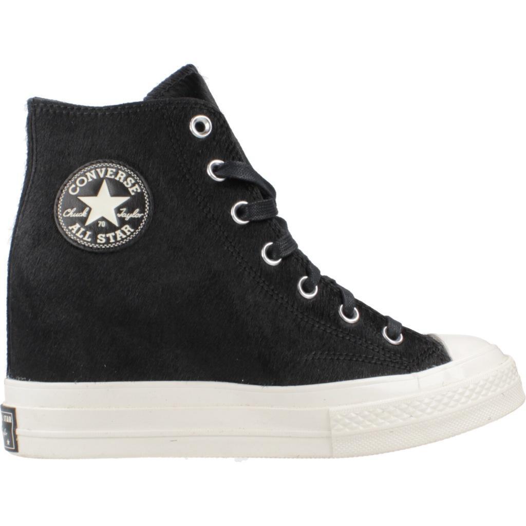 Baskets Converse Modèle Chuck Taylor All Star 70 Wedge Couleur Noir 4/5