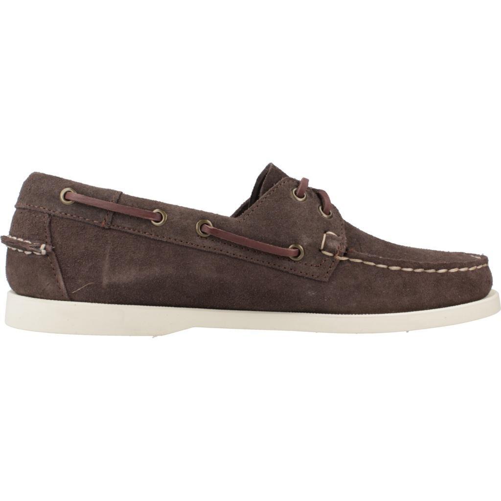 Baskets Sebago Modèle Docksides Portland Flesh Couleur Marron 4/5