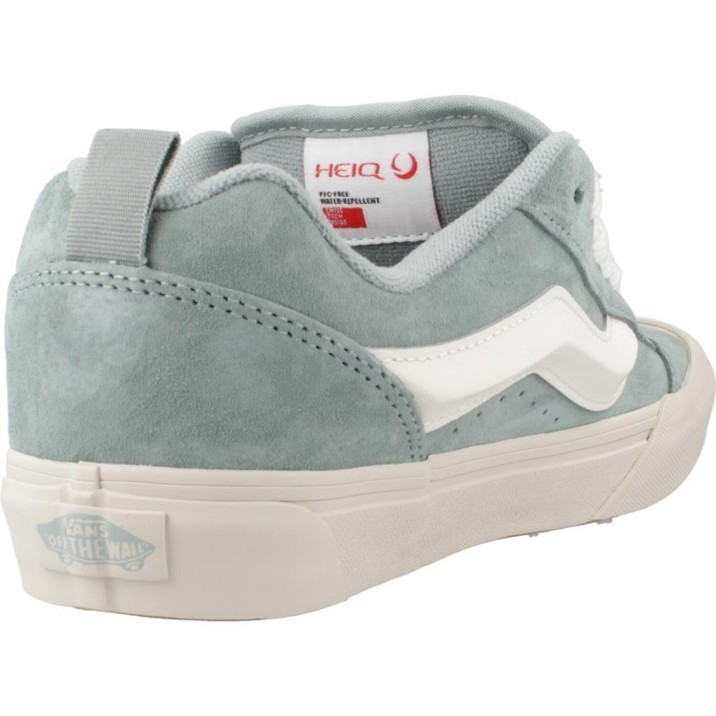 Baskets Vans Modèle Knu Skool Pig Suede Couleur Vert 3/5