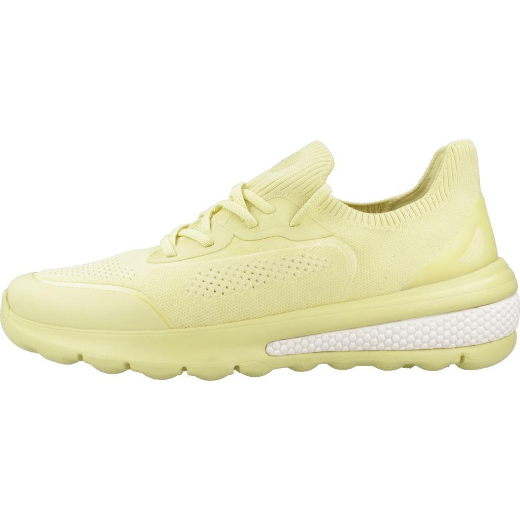 Baskets Geox Modèle D Spherica Actif Couleur Jaune 2/5
