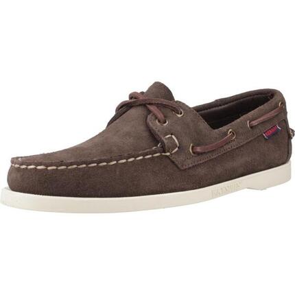 Baskets Sebago Modèle Docksides Portland Flesh Couleur Bleu