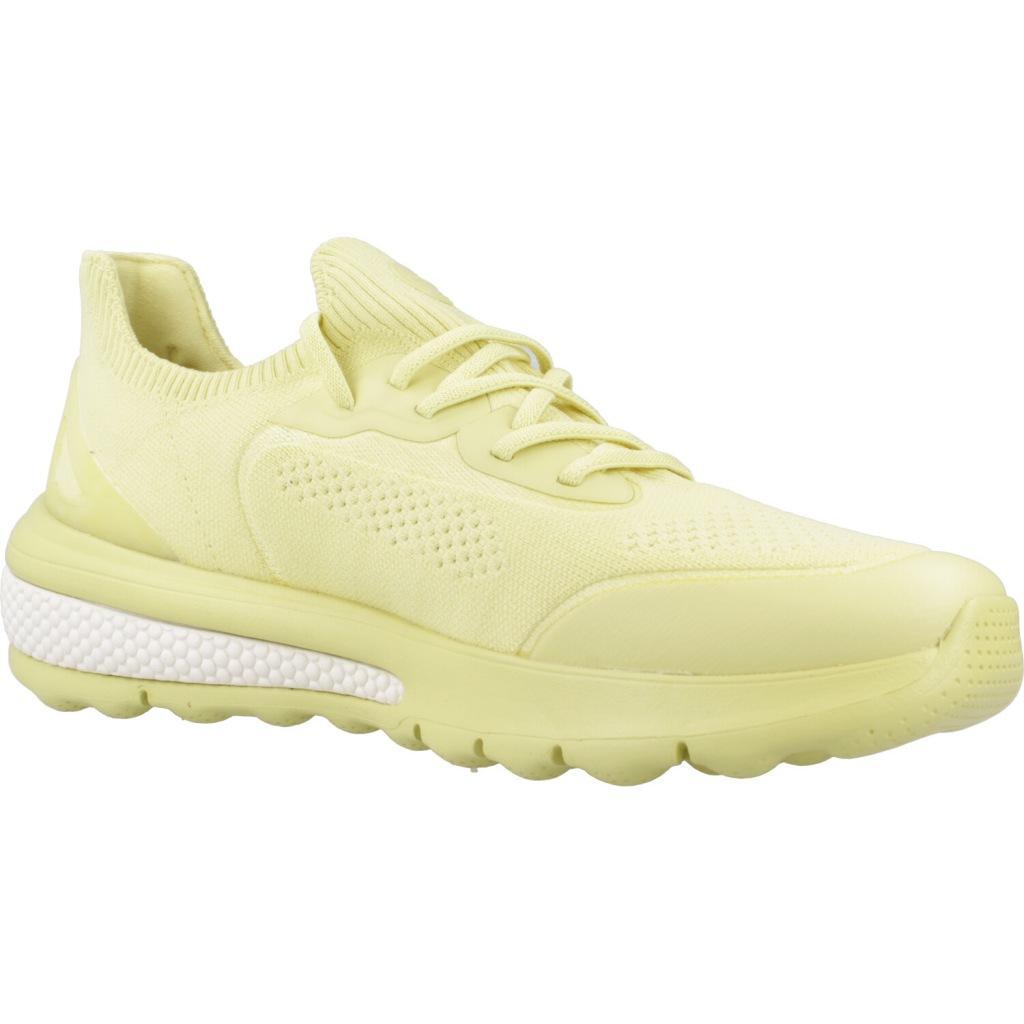 Baskets Geox Modèle D Spherica Actif Couleur Jaune 5/5