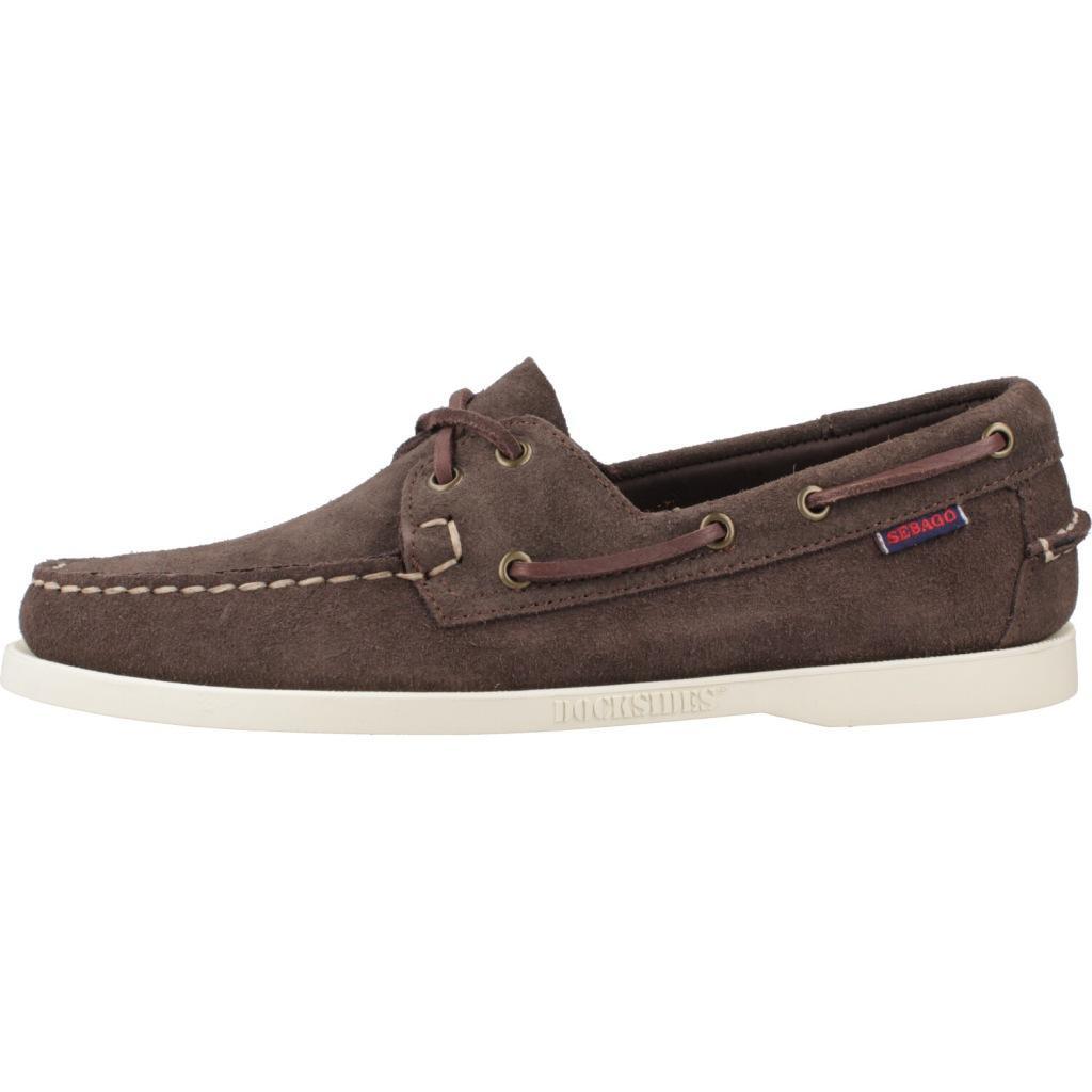 Baskets Sebago Modèle Docksides Portland Flesh Couleur Marron 2/5