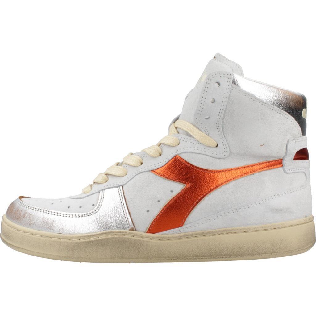 Baskets Diadora Modèle Alto Basket Used Couleur Blanc 2/5