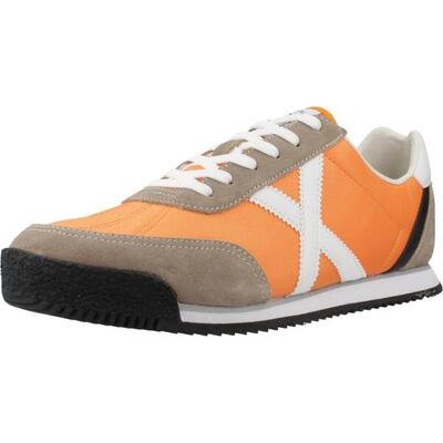 Sneakers munich model riber kleur oranje