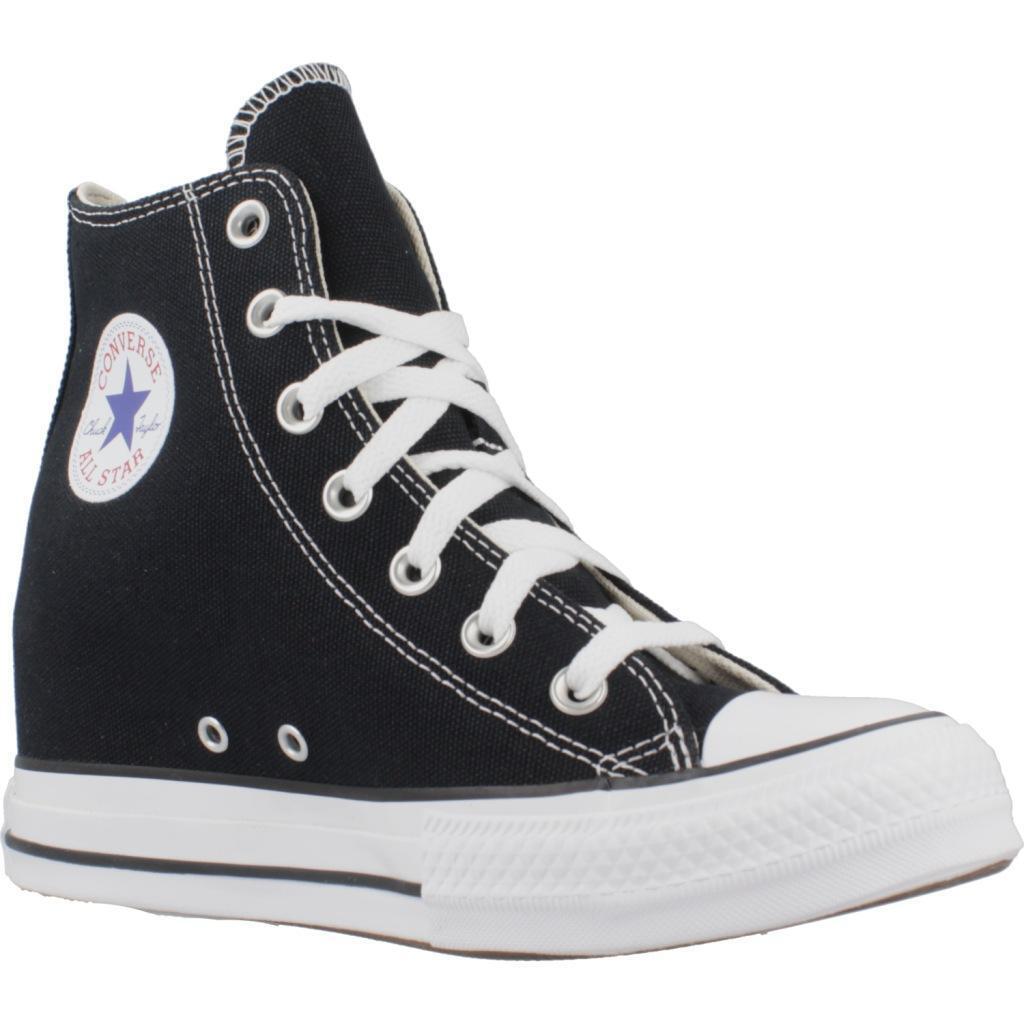 Baskets Converse Chuck Taylor All Star Wedge Platform, Noir, Femmes 5/7