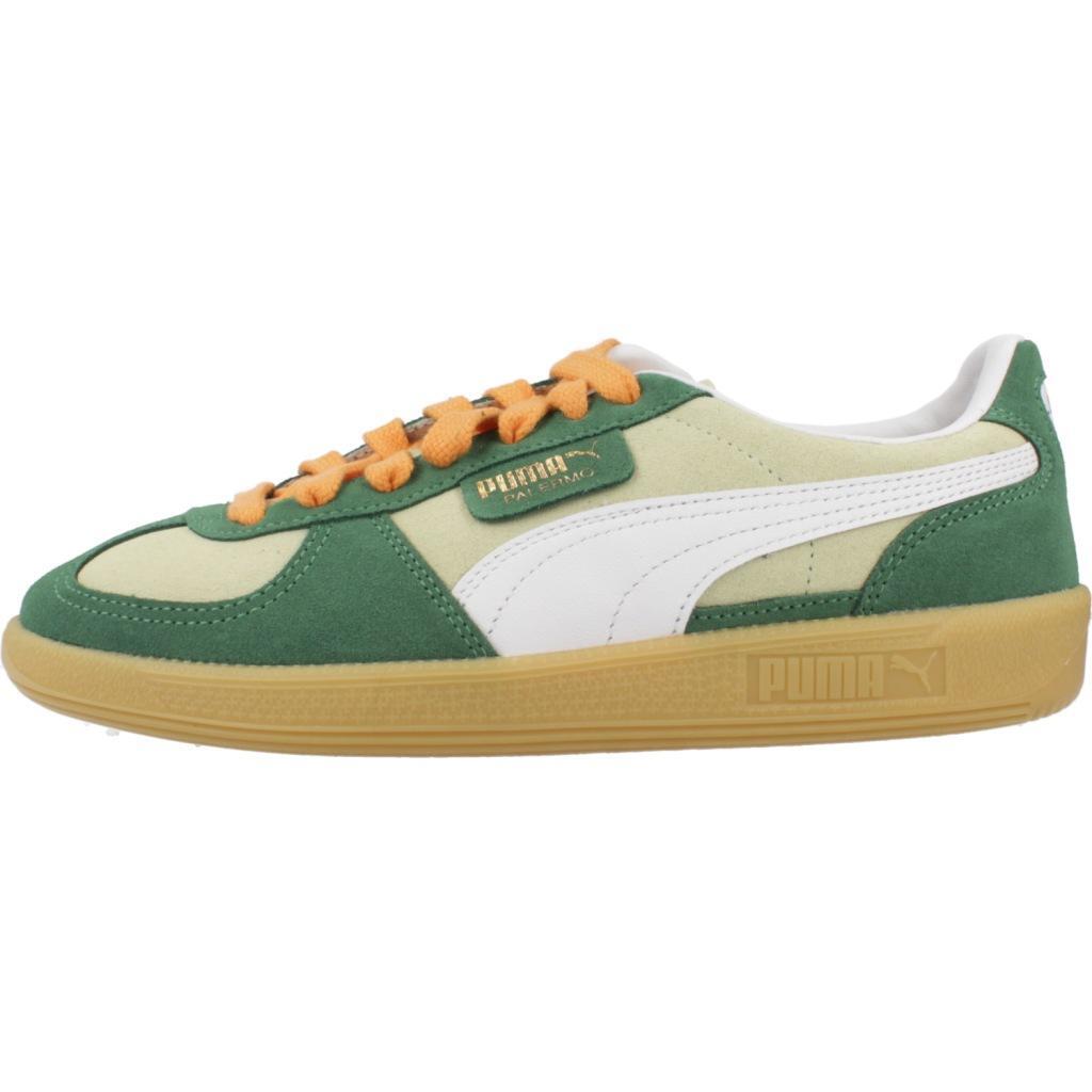 Baskets Puma Modèle Palermo Couleur Vert 2/5